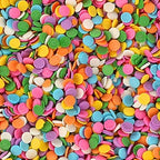 Confetti Sprinkles, 1.7 lb Bulk Pastel Birthday Cake Dot Jimmies - Image 3