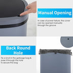 BestOffice | 13 Gallon Plastic Trash Can - Image 4