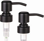 2 Pack Thick Amber Glass Pint Jar Soap Dispenser - Image 5