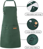 Tosewever Art Aprons for Women Painting Pottery Baking, Mens Buckle Straps - Image 6