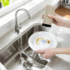 Silicone Dish Soap Dispenser, 8 Oz Refillable Squeeze Bottle, Leakproof - Image 2