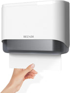Paper Towel Dispenser, Large Capacity Wall Mount Tissue Dispensers by BEZADI
