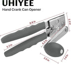 Commercial Can Opener, UHIYEE Hand Crank Can Opener Manual Heavy Duty - Image 7