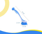 Zuvo Plastic Long Handled Scrubbing Suction Cup, Durable Bristles, Dish Washing - Image 4