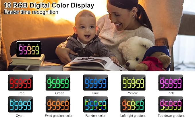 Rechargeable Timers，Digital Kitchen Timer - Image 6