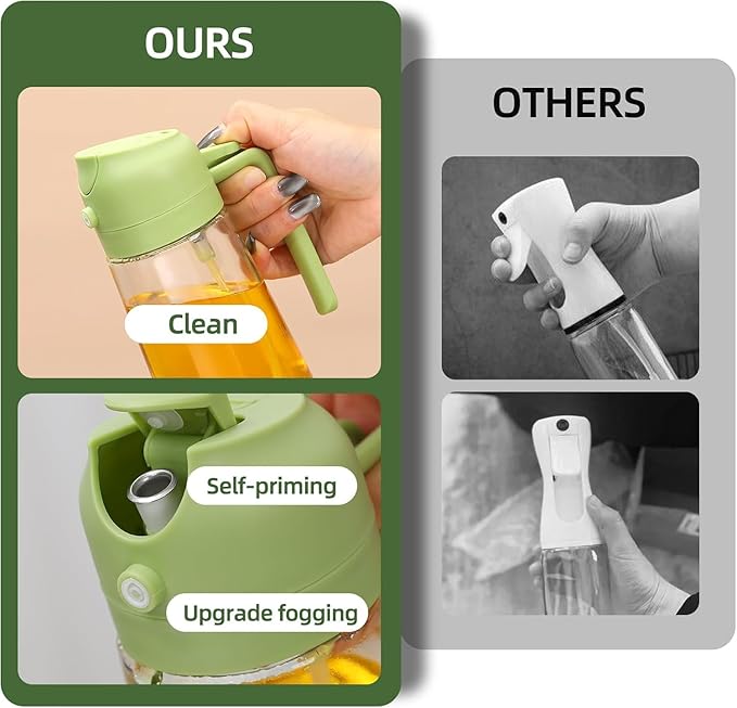 Aovdy 16oz/470ml Glass Olive Oil Sprayer - Image 6
