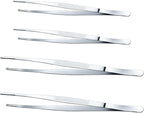 Yaomiao 4 Packs 12 Inch 10 Inch Bar Tweezers Silver Cocktail Tongs Long Garnish by Yaomiao