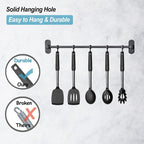 Silicone Spatula and Cooking Spoon, 5 Pack Non-Stick Cooking Utensils - Image 6
