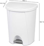 STERILITE 10948004 Step Can, 6.6 Gallon - Image 2