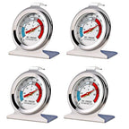 4 Pack Refrigerator Freezer Thermometer Large Dial Analog Thermometer by LinkDm