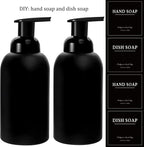 rejomiik 2 Pack Foaming Thick Glass Foam Hand Soap Dispenser - Image 8