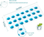 Ice Cube Trays Easy Release-Odor free, Spill Resistant Lid Included, 2 Pack - Image 2