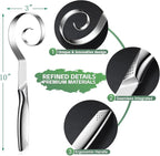 Seamless Danish Dough Whisk Stainless Steel Bread Sourdough Whisks - Image 2