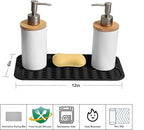 ZLR 2 Pcs Silicone Sponge Holder & Sink Caddy Tray - Image 2