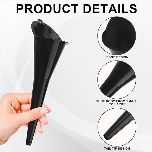 3-Pack Long-Neck Oil Funnels, Gas & Transmission Fluid - Image 3