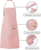 Tosewever Art Aprons for Women Painting Pottery Baking, Mens Buckle Straps - Image 2