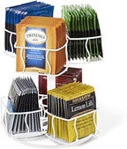 Nifty Tea Bag Spinning Carousel – 6 Compartments, Spins 360-Degrees, Lazy Susan by NiftySolutions