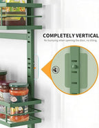 Moforoco Sage Green 9-Tier Over The Door Pantry Organizer, Pantry Organization - Image 5