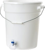Beverage Dispenser White BPA Free Polypropylene 6 Gallon - Image 2