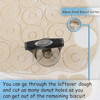 HULISEN Donut Cutter & 3.5 inch Biscuit Cutter, - Image 5