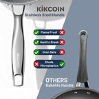 Kikcoin Non Stick Frying Pans, 3 Pack Ceramic Frying Pan - Image 6