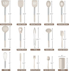 Onader Silicone Cooking Utensils Set of 15, Kitchen Utensils Set - Image 2