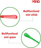 OYV Christmas Colors Mini Whisk Set, 8.5 in Mini Whisks - Image 3
