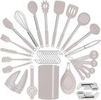 Silicone Kitchen Cooking Utensils Set by BECBOLDF