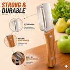 2-Pack Vegetable Peeler with Bottle Opener, Thickened Stainless Steel Wide Blade - Image 5