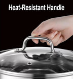 Stainless Steel Stock Pot, 8 Quart Heavy Duty Induction-Compatible - Image 7