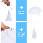 10 PACK Mesh Food Covers for Outside, Food Covers Outdoors Pop-up Food Tents 2 - Image 3