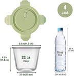 Freshmage 23oz Glass Meal Prep Containers - Image 8