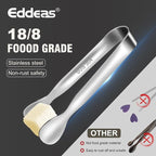 Eddeas Mini Tongs For Serving Food，Set fo 12 Small Tongs For Appetizers，Small - Image 2