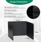 Large 3 Sided Splatter Guard for Frying Stove Top, Oil Splash Guard Cooking for - Image 3