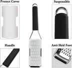 Cambom Cheese Grater Vegetable Shredder & Citrus Zester Lemon Zester - Image 3