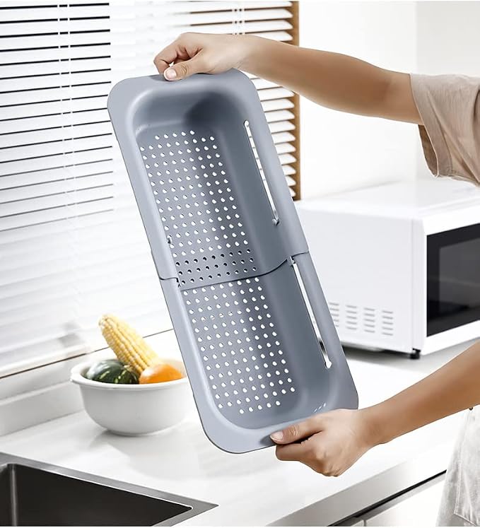 Expandable Over Sink Strainer for Kitchen Sink, Adjustable Sink Colander Basket - Image 6