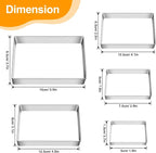 Rectangle Cookie Cutters Egg Biscuit - Image 3