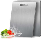 Titanium Cutting Board, Non Toxic, Double-Sided Food Grade Chopping Board by UFJEG