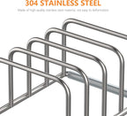 KORRTFID Cutting Board Organizer Stand Holder, 304 Stainless Steel Chopping - Image 3