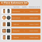 11-Piece Nonstick Baking Pans Set - Image 6