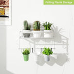 ESOW Paper Towel Holder with Shelf Storage, Adhesive Wall Mount 2-in-1 Basket - Image 5