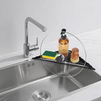 HANZENMA Triangular Sink Rack, Foldable Sink Drying mat, Heat-Resistant - Image 7