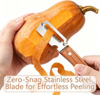 2 Pack Premium 2-in-1 Multi Functional Vegetable and Fruit Peeler - Image 2