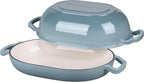 VORRINGARD Enameled Cast Iron Sourdough Bread Oven, Dutch Oven, Loaf Cast Iron - Image 5