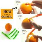 Orange Peeler Tools Citrus Peel Cutter Easy Fruit Vegetable Slicer Lemon Opener - Image 4