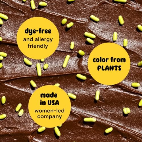 Supernatural Grassy Green Softies, Dye-Free Vegan Dessert Sprinkles, 3oz - Image 4