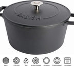 Babish 6-Quart Round Enameled Cast Iron Dutch Oven - Image 2