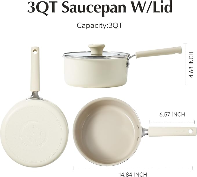 Redchef Ceramic Nonstick Saucepan - Image 7