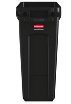 Rubbermaid Commercial Products Slim Jim Plastic Rectangular Trash/Garbage - Image 2
