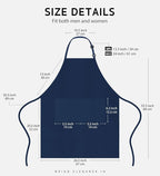 Syntus 4 Pack Adjustable Bib Apron - Image 2